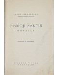 Pirmoji naktis