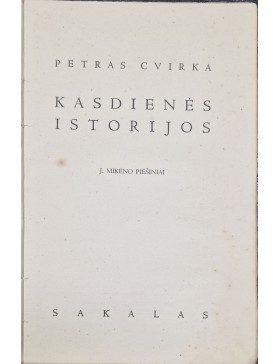 Kasdienės istorijos 