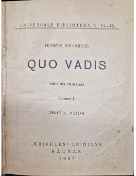 Quo vadis.