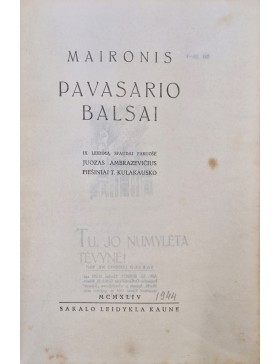 Pavasario balsai