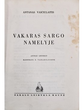 Vakaras sargo namely