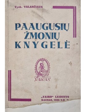 Paaugusių žmonių knygelė