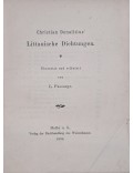 Littauische Dichtungen