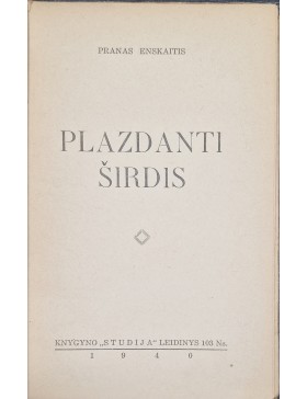Plazdanti širdis