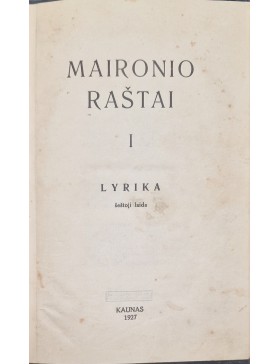 Maironio raštai 
