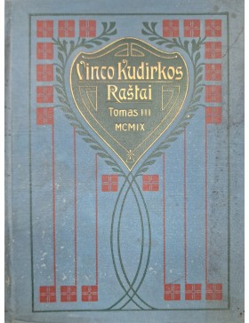 Vinco Kudirkos raštai. T.3. 