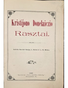 Kristijono Donelaiczio Rasztai