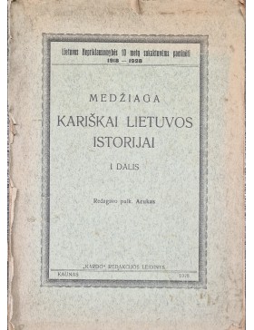 Medžiaga kariškai Lietuvos istorijai