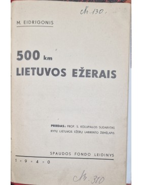500 km Lietuvos ežerais