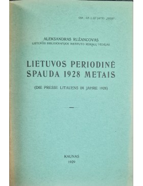 Lietuvos periodinė spauda 1928 metais 