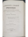 O litewskich i polskich prawach...