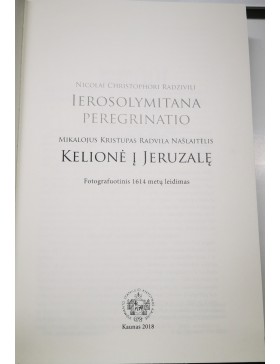Kelionė į Jeruzalę