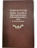 Constitucie Seym u Walnego szescniedzielnego Extra ordynaryiniego