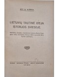 Lietuvių tautinė idėja istorijos sviesoje 