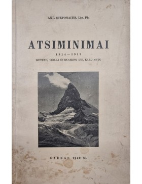 Atsiminimai 1914-1919