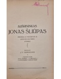 Aušrininkas Jonas Šliūpas