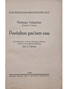 Pastabos pačiam sau