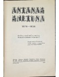 Antanas Smetona 1874-1934