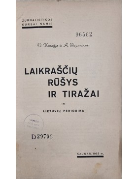 Laikraščių rūšys ir tiražai