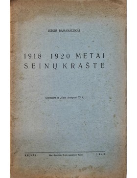 1918-1920 metai Seinų krašte