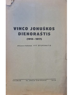 Vinco Jonuškos dienoraštis (1915-1917)