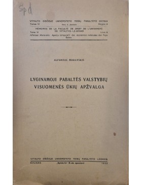 Lyginamoji Pabaltės valstybių visuomenės ūkių apžvalga