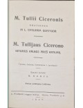 M. Tulijaus Cicerono keturios kalbos prieš Katiliną. 