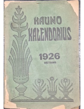 Kauno kalendorius 1926 m. 