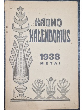 Kauno kalendorius 1938 m. 