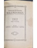 Lietuvių darbininkų kalendorius 1922 m. 