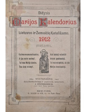 Didysis Marijos kalendorius Lietuvos ir Žemaičių katalikams 