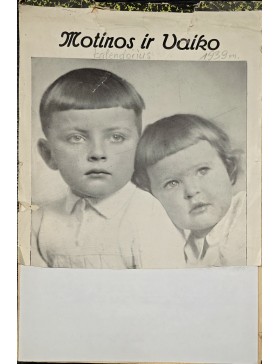 Motinos ir vaiko kalendorius 1939 m.