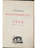 Kišeninis kalendorėlis 1938 metams