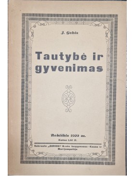 Tautybė ir gyvenimas