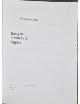 Kas yra simbolinė logika