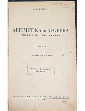 Aritmetika ir algebra