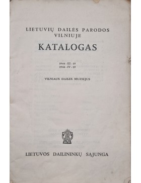 Lietuvių dailės parodos Vilniuje katalogas