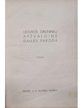 Lietuvos dailininkų apžvalginė dailės paroda 1942 m.