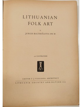 Lithuanian folk art by J. Baltrušaitis 