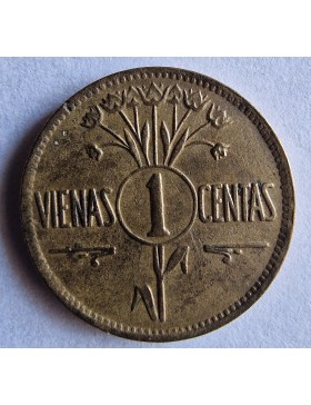 Lietuva 1 centas, 1925 m. 