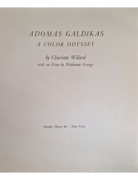 Adomas Galdikas. A Color Odyssey