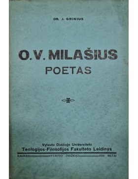 O. V. Milašius poetas