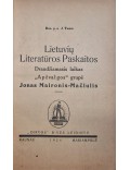Lietuvių literatūros paskaitos