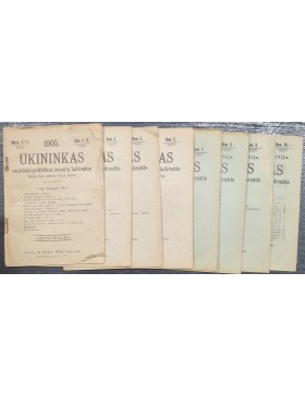 Ūkininkas 1905 m. 
