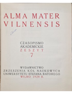 Alma Mater Vilnensis Nr.7.