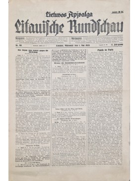 Litauische Rundschau 1929 m. Nr. 98.