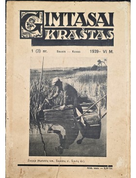 Gimtasis kraštas 1939 m. Nr.1. 