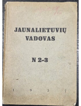 Jaunalietuvių vadovas 1937 m. Nr.2-3