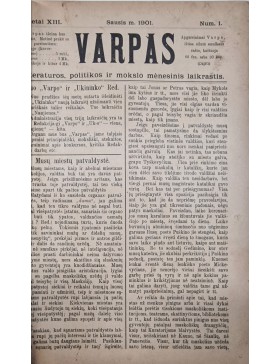 Varpas 1901 m. 