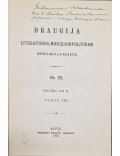 Draugija. Literatūros, mokslo ir politikos mėnesinis laikraštis.